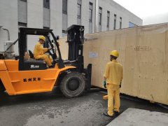 藥廠設(shè)備卸車、開箱、吊裝